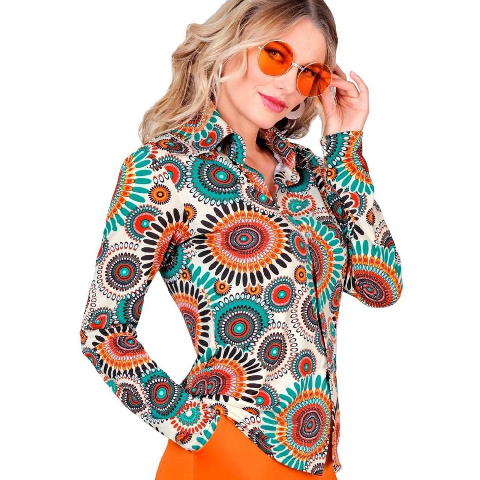 Womens 70s Mandala Shirt