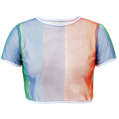 Multicolour Fishnet T-shirt