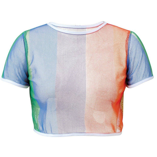 Multicolour Fishnet T-shirt
