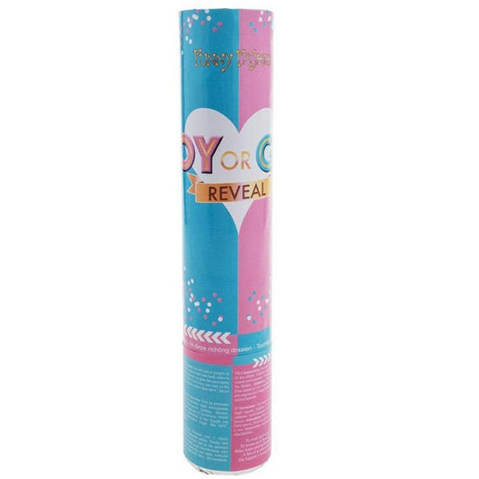 Pink Baby Gender Reveal Confetti Cannon 20cm