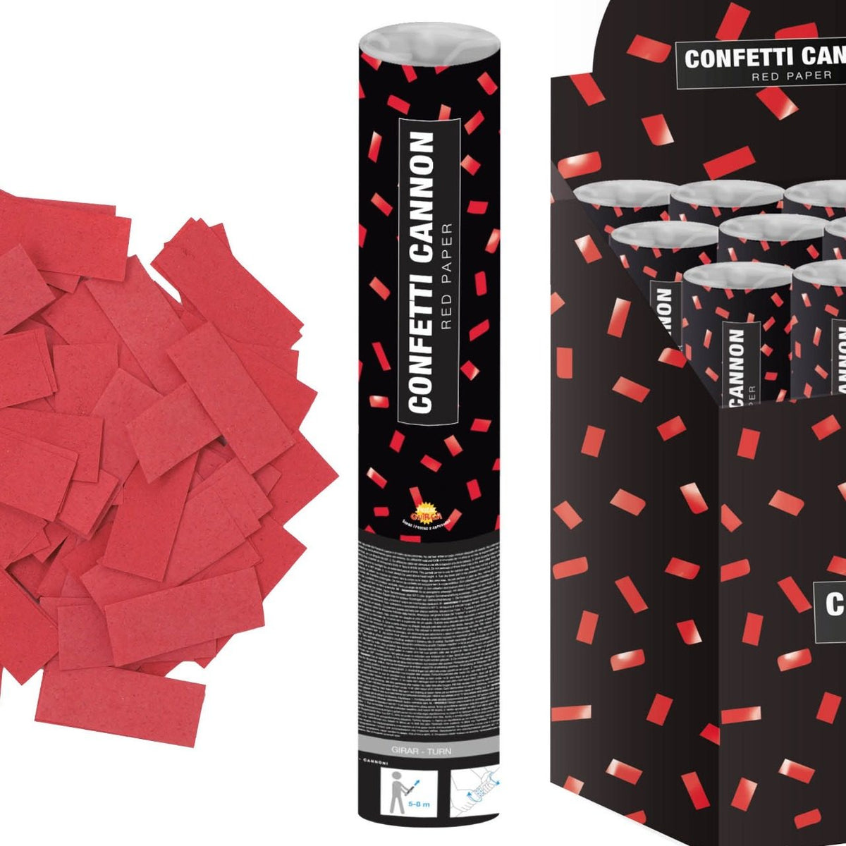 Red Confetti Cannon