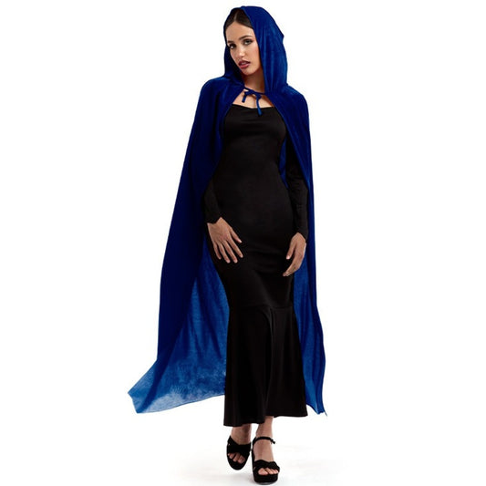 Blue Hooded Cape