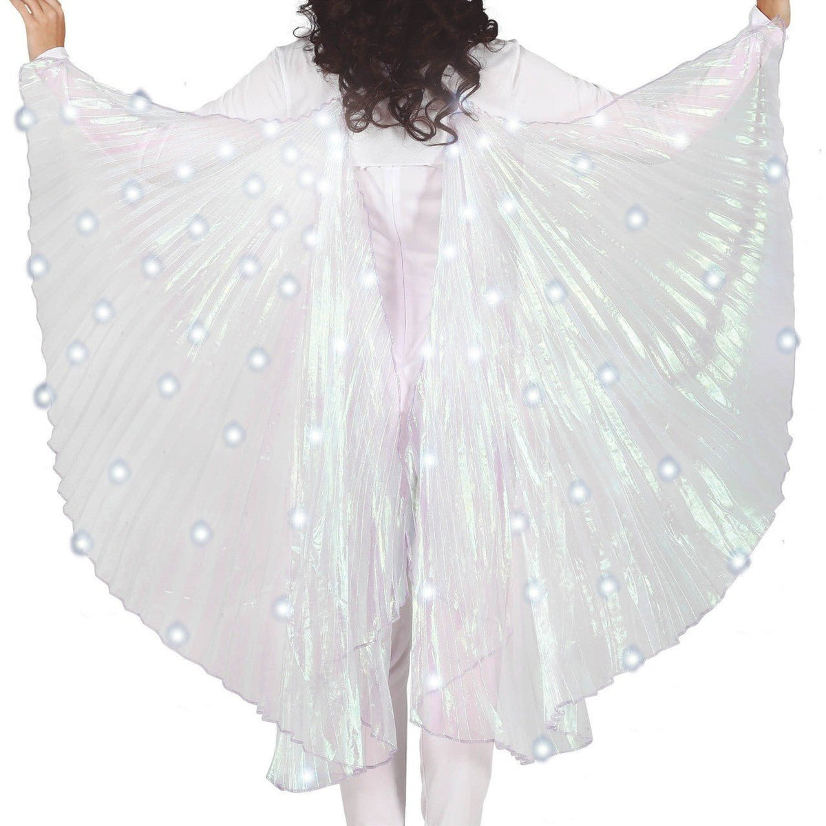 Light-up Iris Cape for brides and weddings