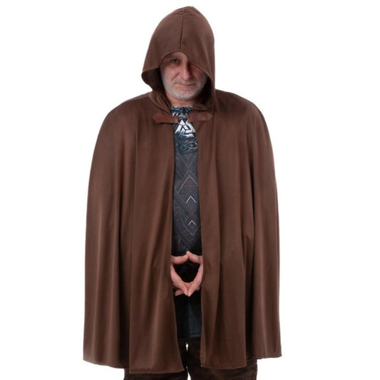 Short Brown Medieval Cape