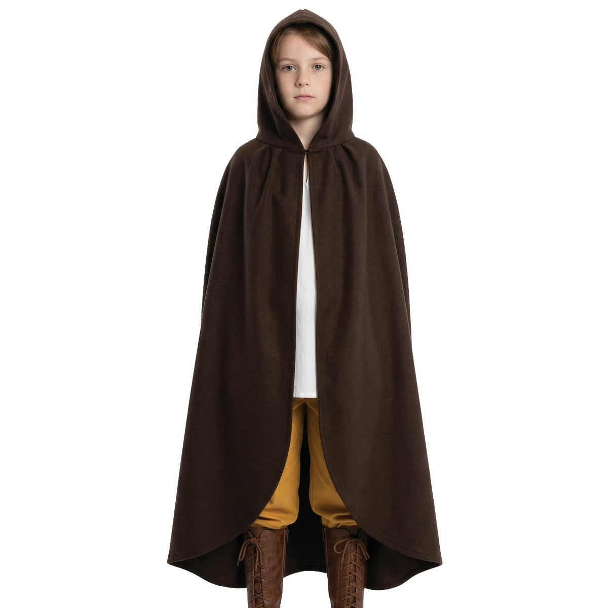 Kids Brown Medieval Cape