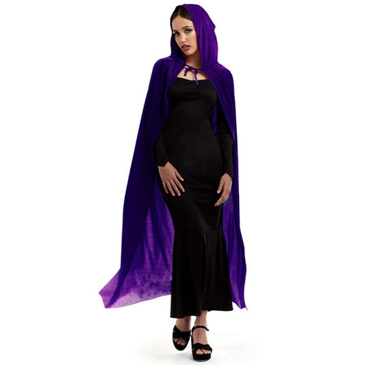Hooded Violet Cape