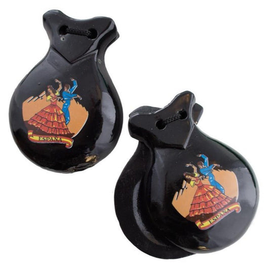 Black Wooden Castanets