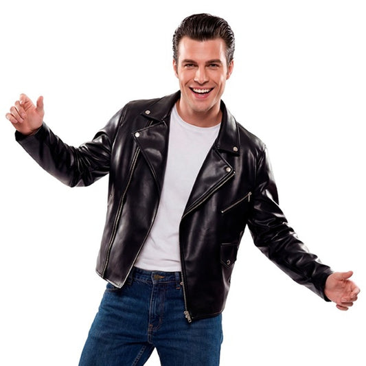 Black Faux Leather Jacket