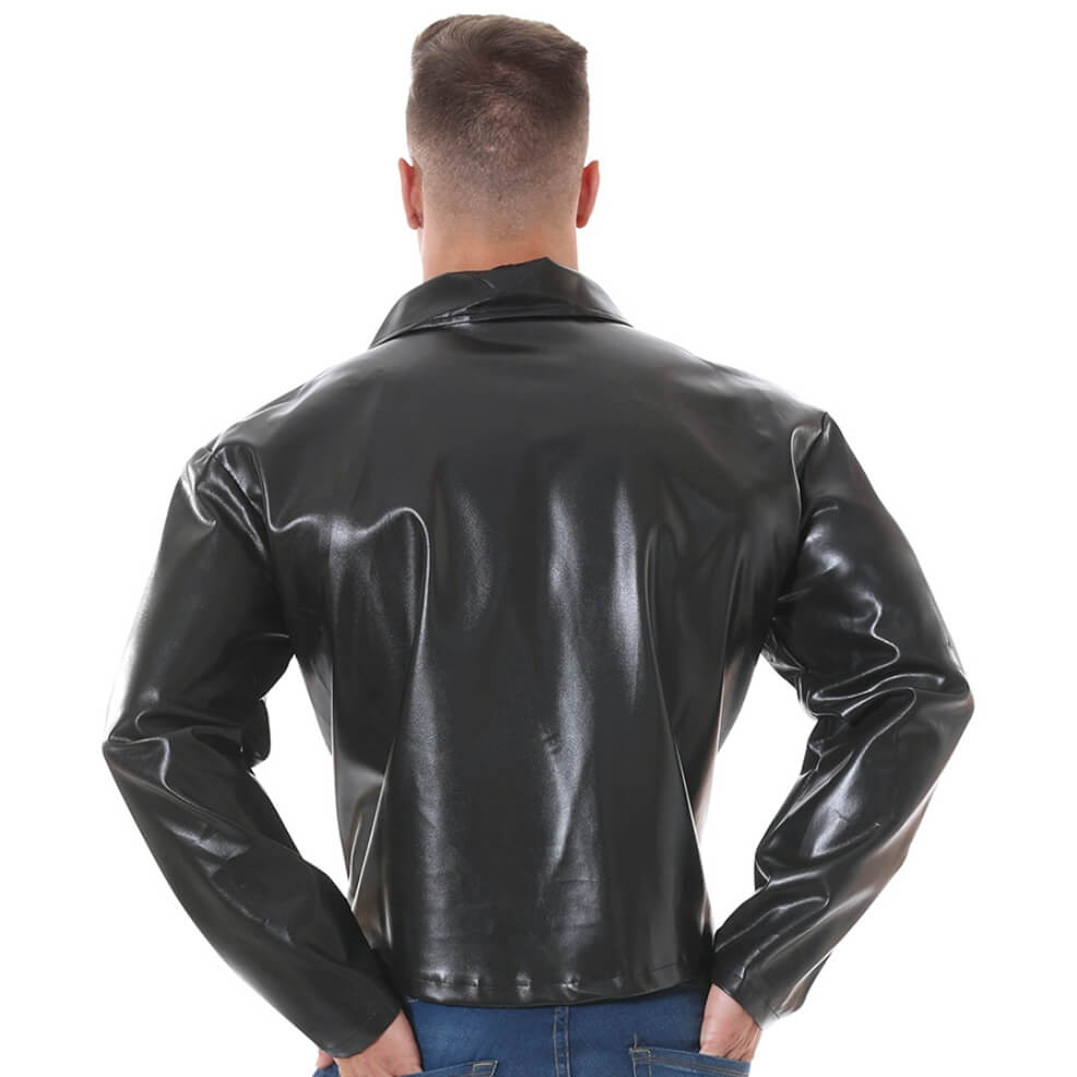 Black Faux Leather Jacket
