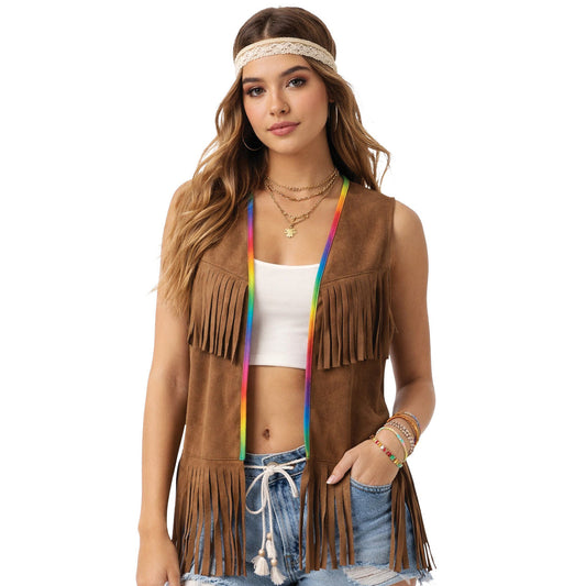 Brown Hippie Waistcoat