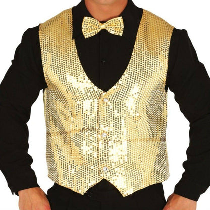 Adult Gold Sequin Waistcoat