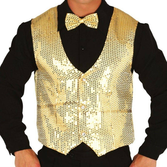 Adult Gold Sequin Waistcoat
