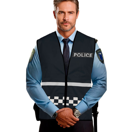 Black Police Vest