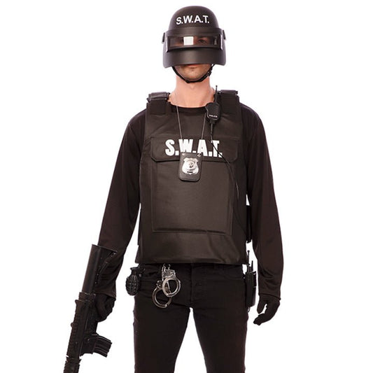 Adult Black SWAT Vest