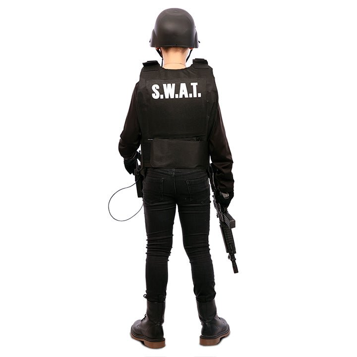 Kids Black SWAT Vest