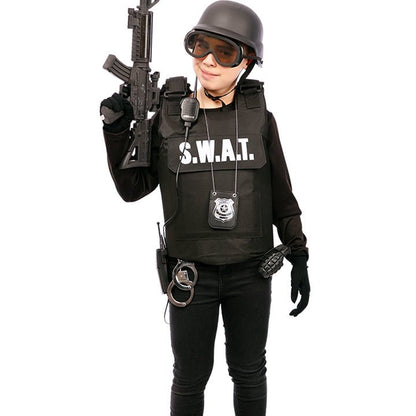 Kids Black SWAT Vest