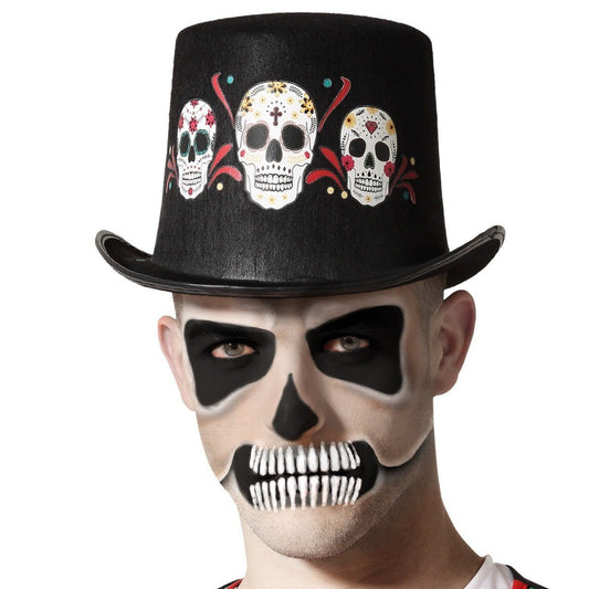 Catrín Skulls Top Hat