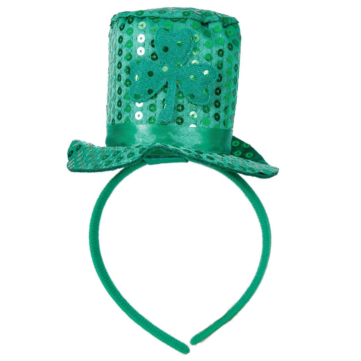 Chic Saint Patricks Day Shamrock Top Hat