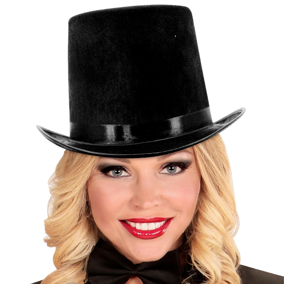 Deluxe Black Felt Top Hat