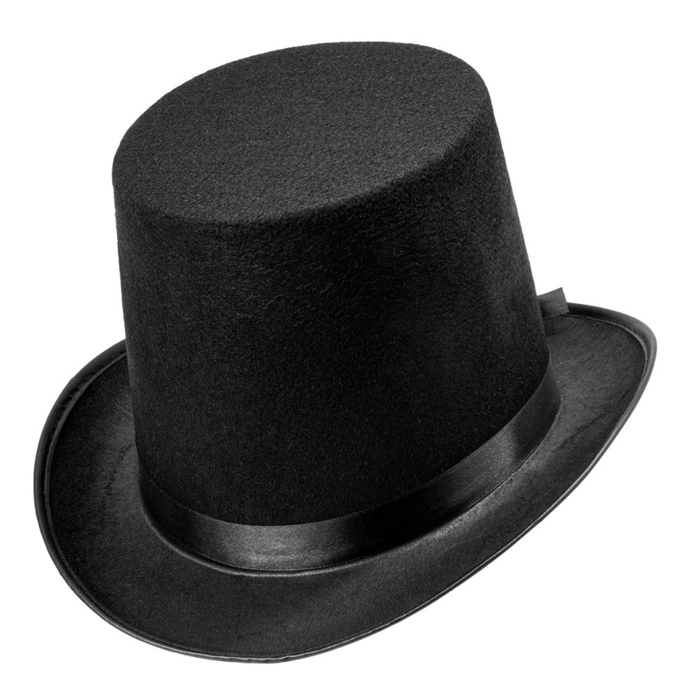 Deluxe Black Felt Top Hat