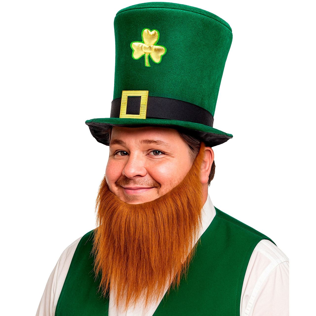 St Patricks Top Hat with Beard