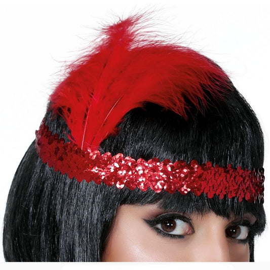 Red Eco Charleston Headband