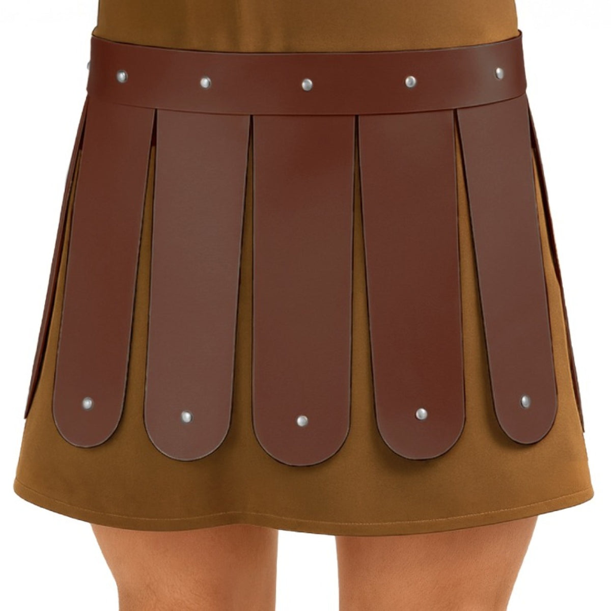 Brown Roman Gladiator Skirt Belt