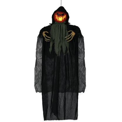 Light-Up Hanging Pumpkin Decoration