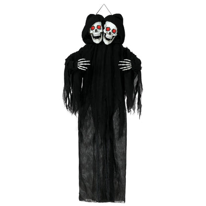 Double Skull Hanging Reaper Decoration