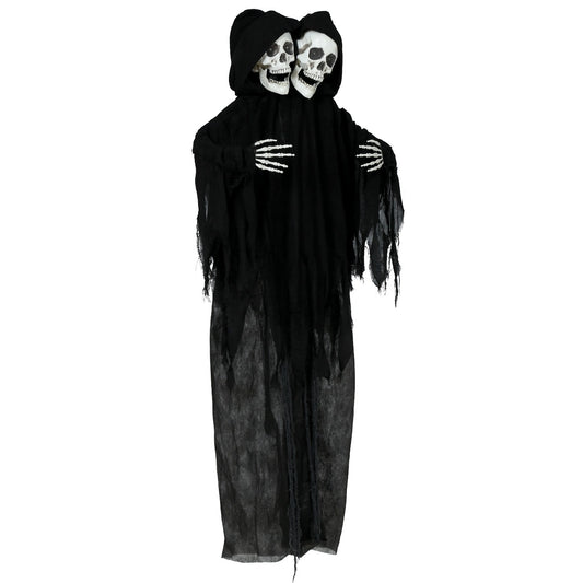 Double Skull Hanging Reaper Decoration