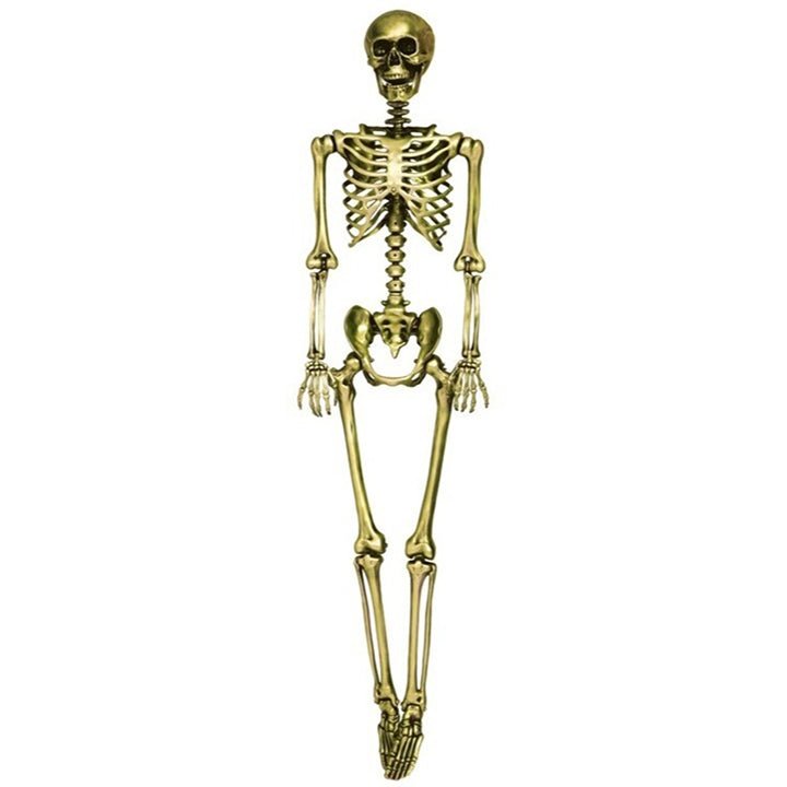 Hanging Golden Skeleton