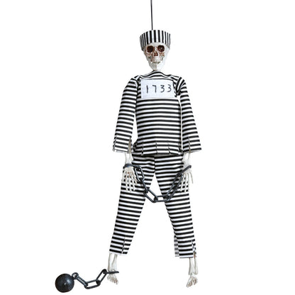 Hanging Prisoner Skeleton