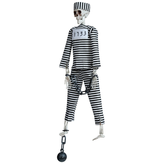 Hanging Prisoner Skeleton