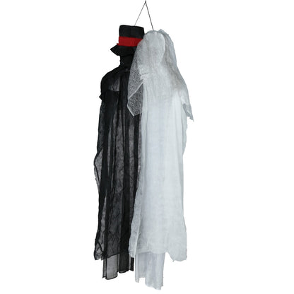 Hanging Skeleton Bride and Groom Decoration
