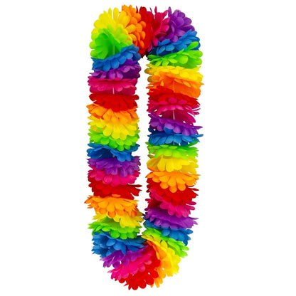 Rainbow Hawaiian Necklace