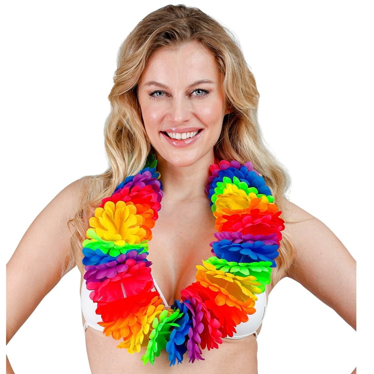 Rainbow Hawaiian Necklace
