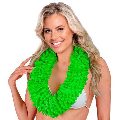 Deluxe Green Hawaiian Necklace