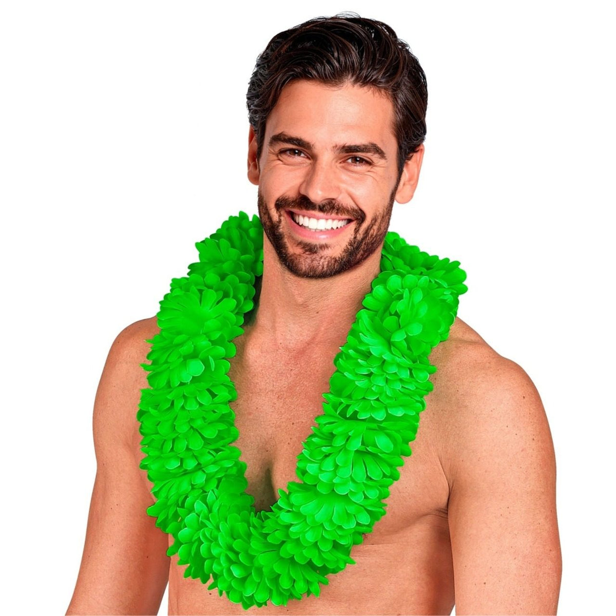 Deluxe Green Hawaiian Necklace