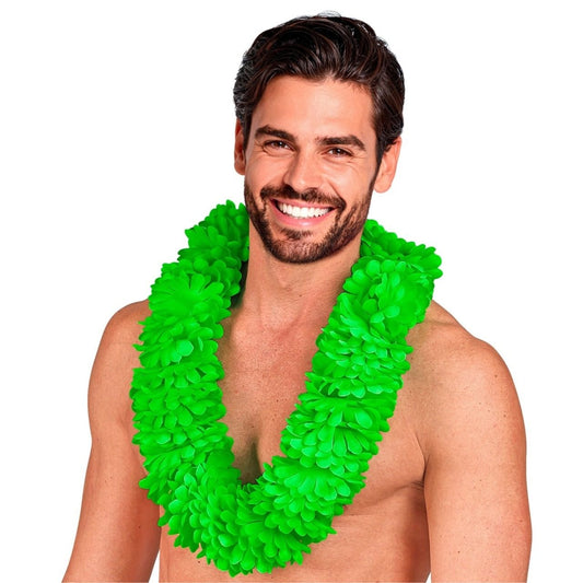 Deluxe Green Hawaiian Necklace