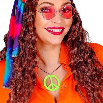 Neon Green Hippie Necklace