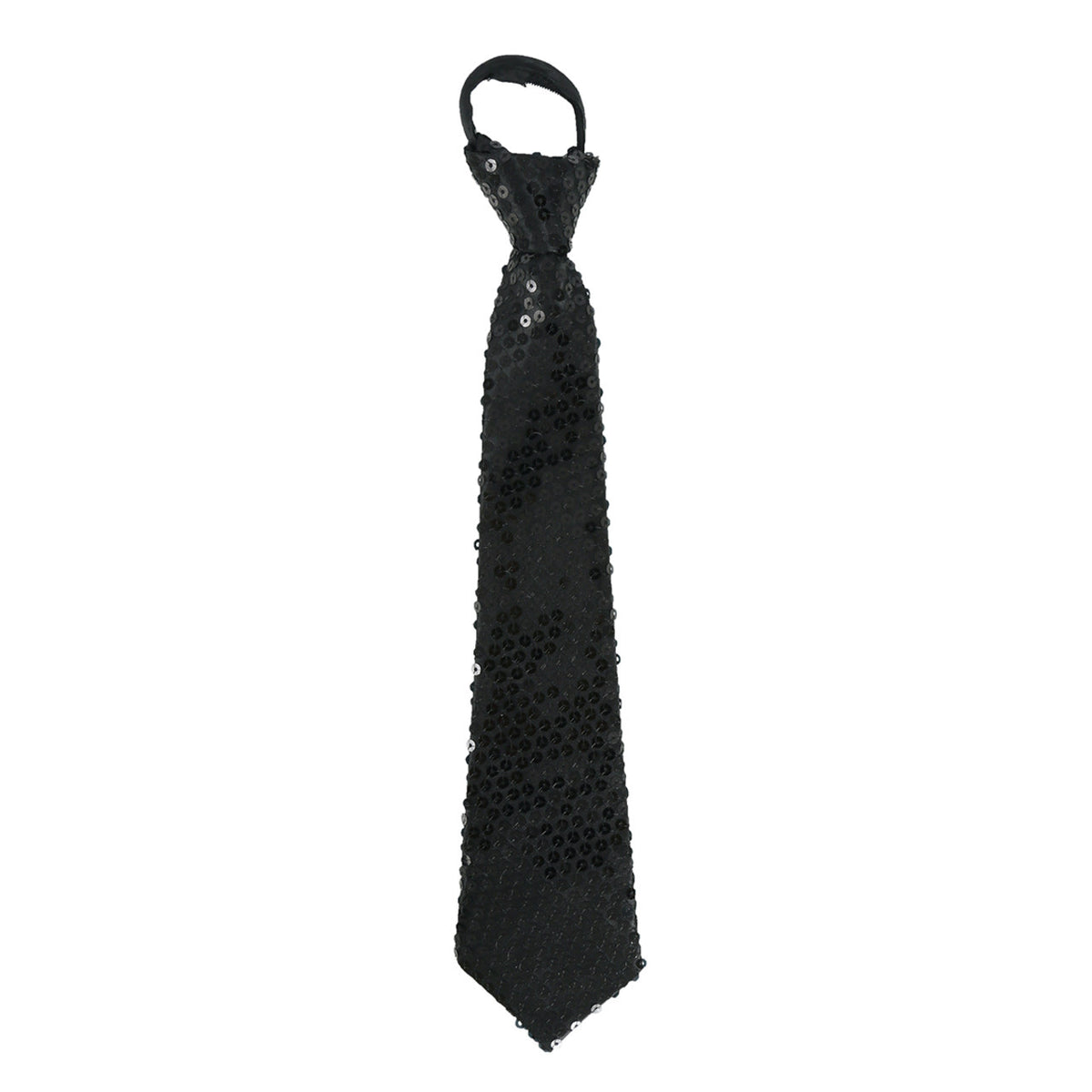 Black Sequin Tie
