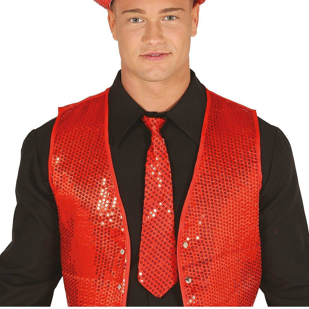 Red Sequin Tie