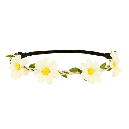 Classic White Flower Crown