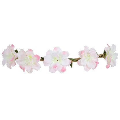 White and Pink Flower Crown