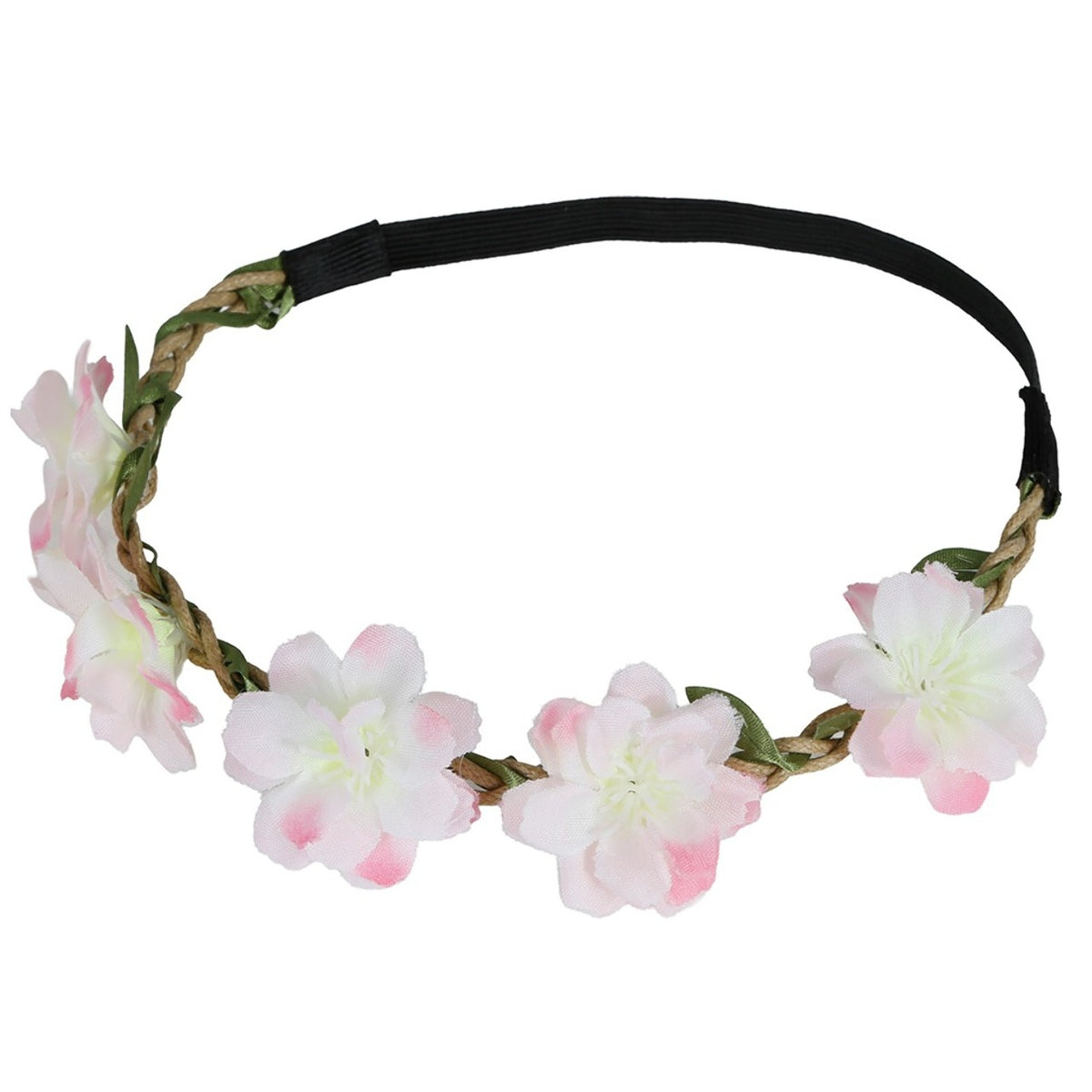 White and Pink Flower Crown