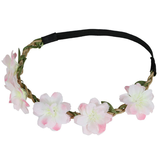 White and Pink Flower Crown