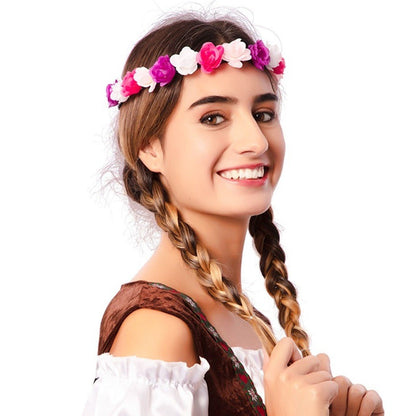 Medieval Rose Flower Crown
