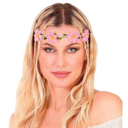 Classic Pink Flower Crown