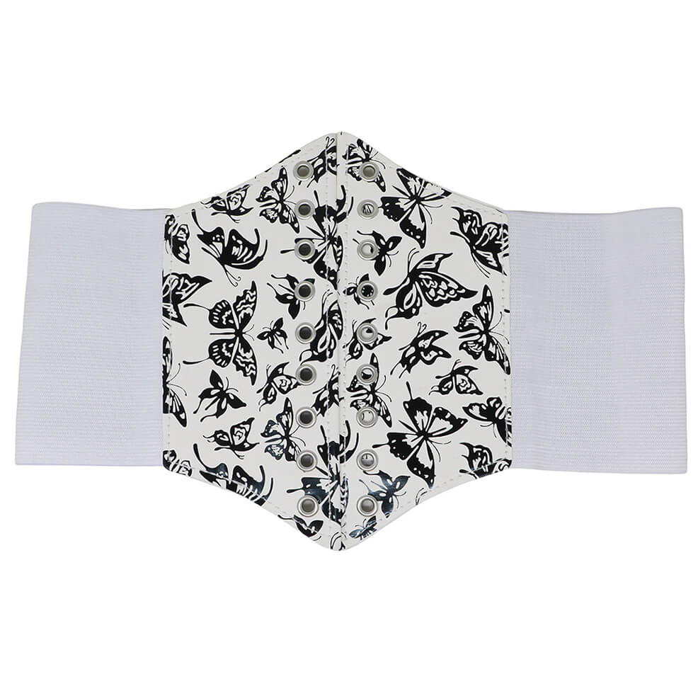 White Butterfly Corset