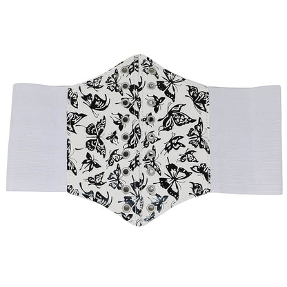 White Butterfly Corset